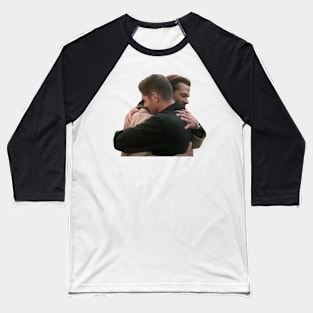 sam and dean last hug scene in heaven supernatural finale Baseball T-Shirt